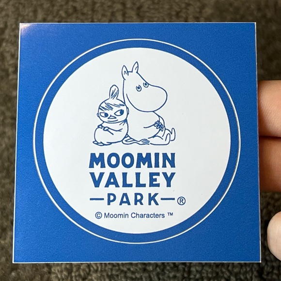 Moomin Valley Park Theme Park Japan Exclusive Sticker Official Souvenir Kawaii - Picture 3 of 4